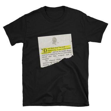 Data! Data! Data! Sherlock Holmes Quote Short-Sleeve Unisex T-Shirt - The Japan Shop